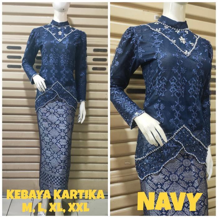 KEBAYA KARTIKA PAYET MUTIARA/ KEBAYA PESTA TULLE/ KEBAYA WISUDA TULLE NON GLITTER/ KEBAYA ATASAN TUL