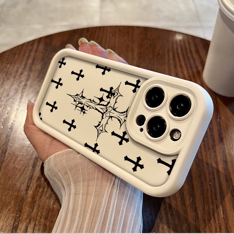 Casing Motif Gothic Cross Untuk REDMI 9A 9C 9T 10A 10C 12C 13C 13X 14C 15C A1 A2 A3 A5 Note 9 10 11 