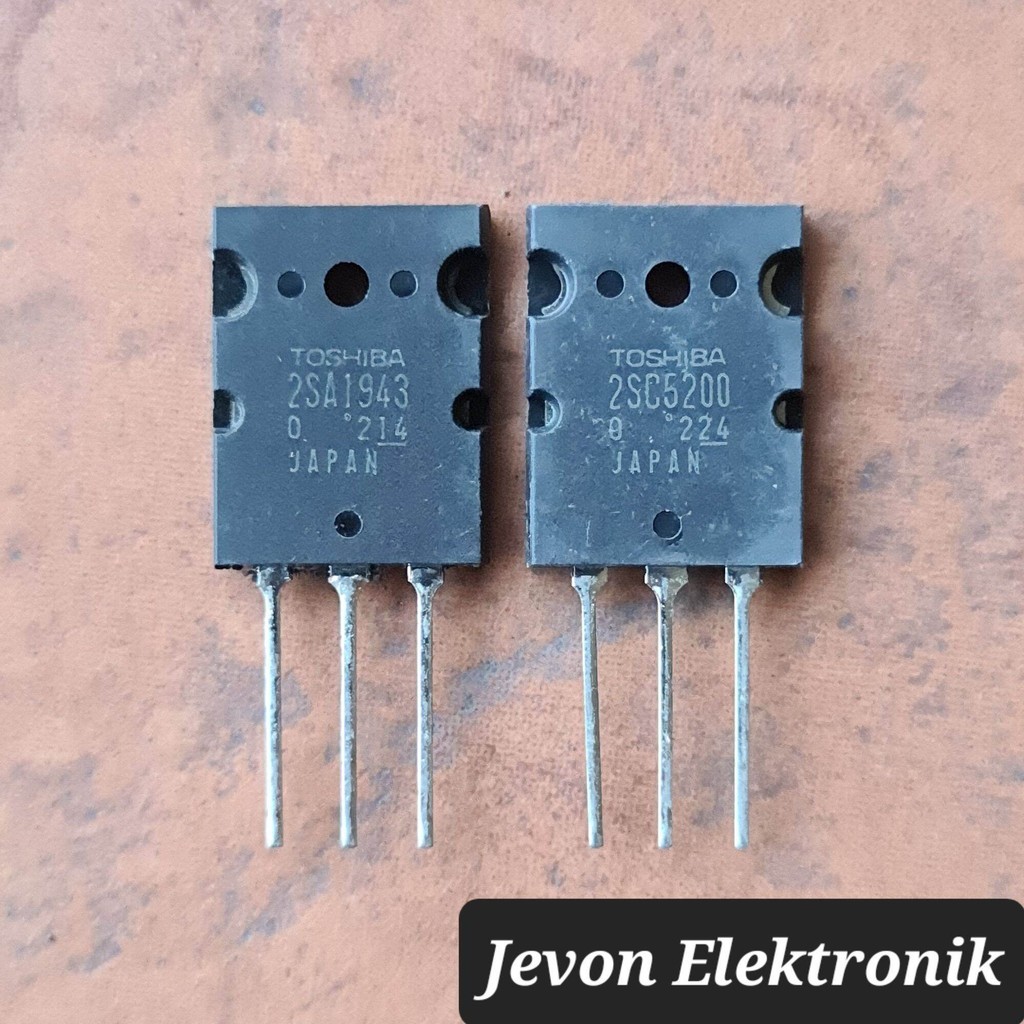 Toshiba SA1943 SC5200 Original 1 SET Japan Transistor Lot 2 SA 1943 SC 5200 Asli 2SA1943 2SC5200 Ori