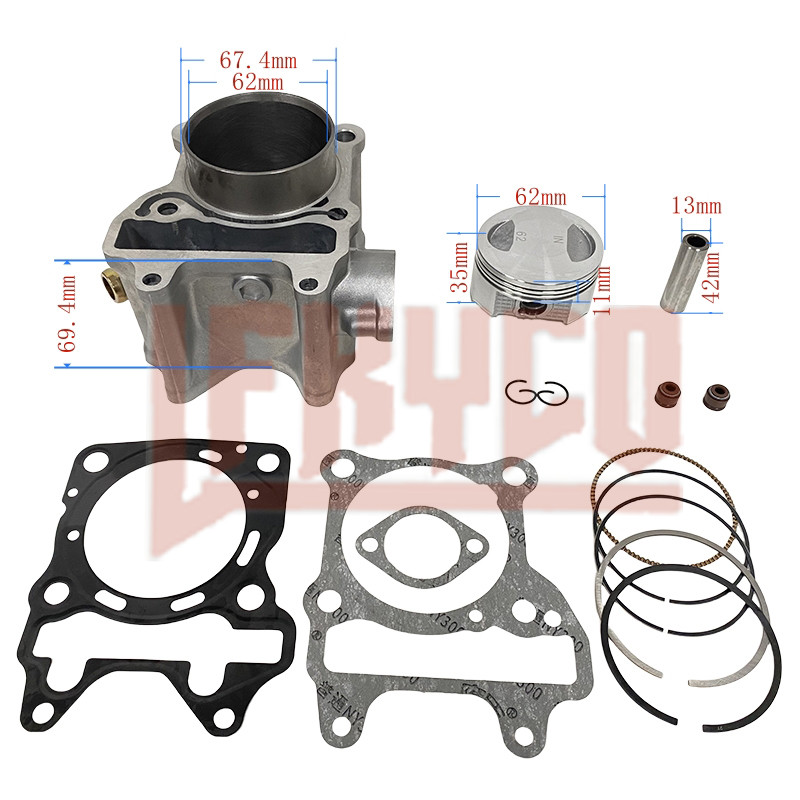 Motorcycle Big Bore 62mm 175cc Cylinder Kit Motor for Honda PCX125 Click125i Lead WW PCX Forza 125 1