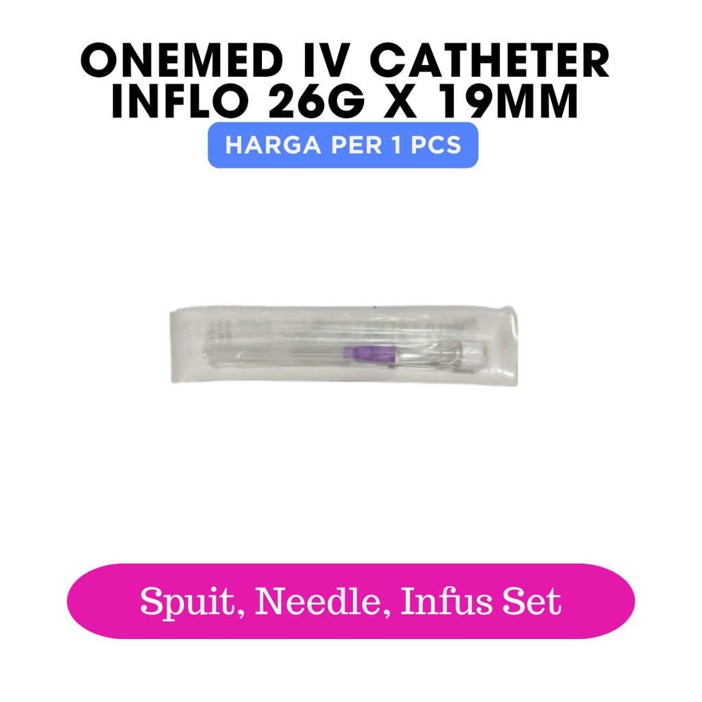 ONEMED IV CATHETER INFLO 26G X 19MM (Bgv)