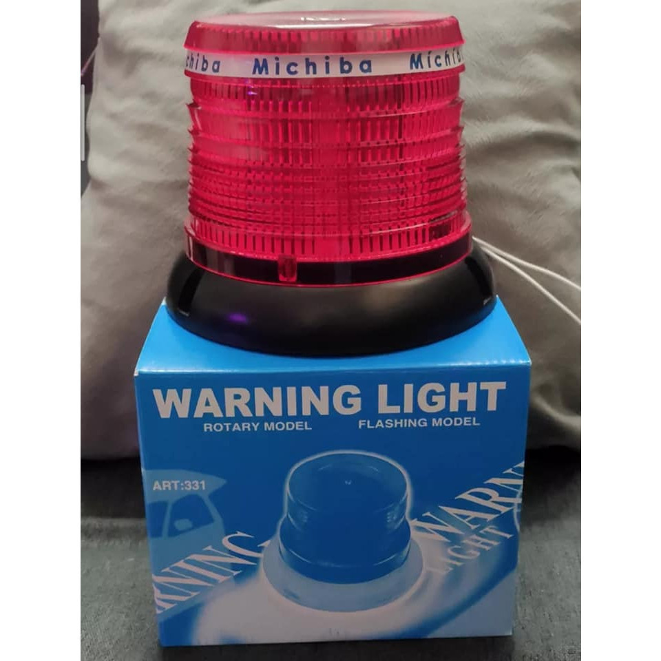 Lampu LED Rotari Blitz Truck M.Ciba Merah 12-24 Volt