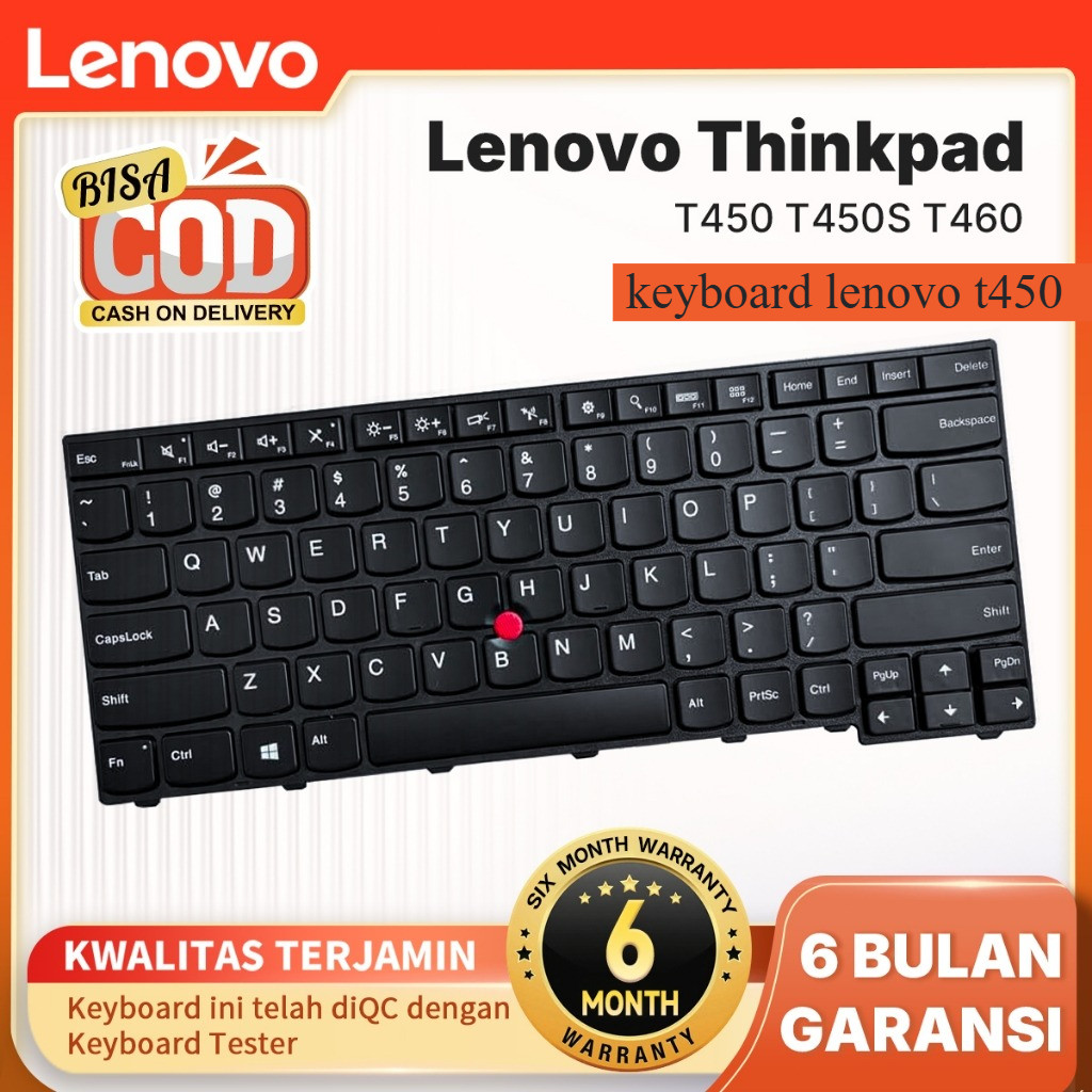 Keyboard Laptop Lenovo T440, T440P, T460, T450, T450S, E431, E440, L450, L440 ThinkPad Replacement K