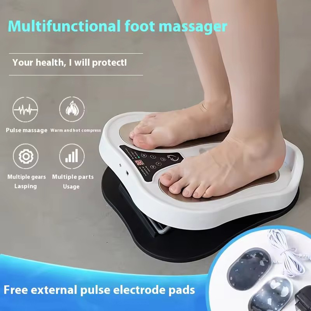 NEW Foot Massager Ems Low Frequency Foot Massage Vibration Multifunctional Hot Compress Foot Massage