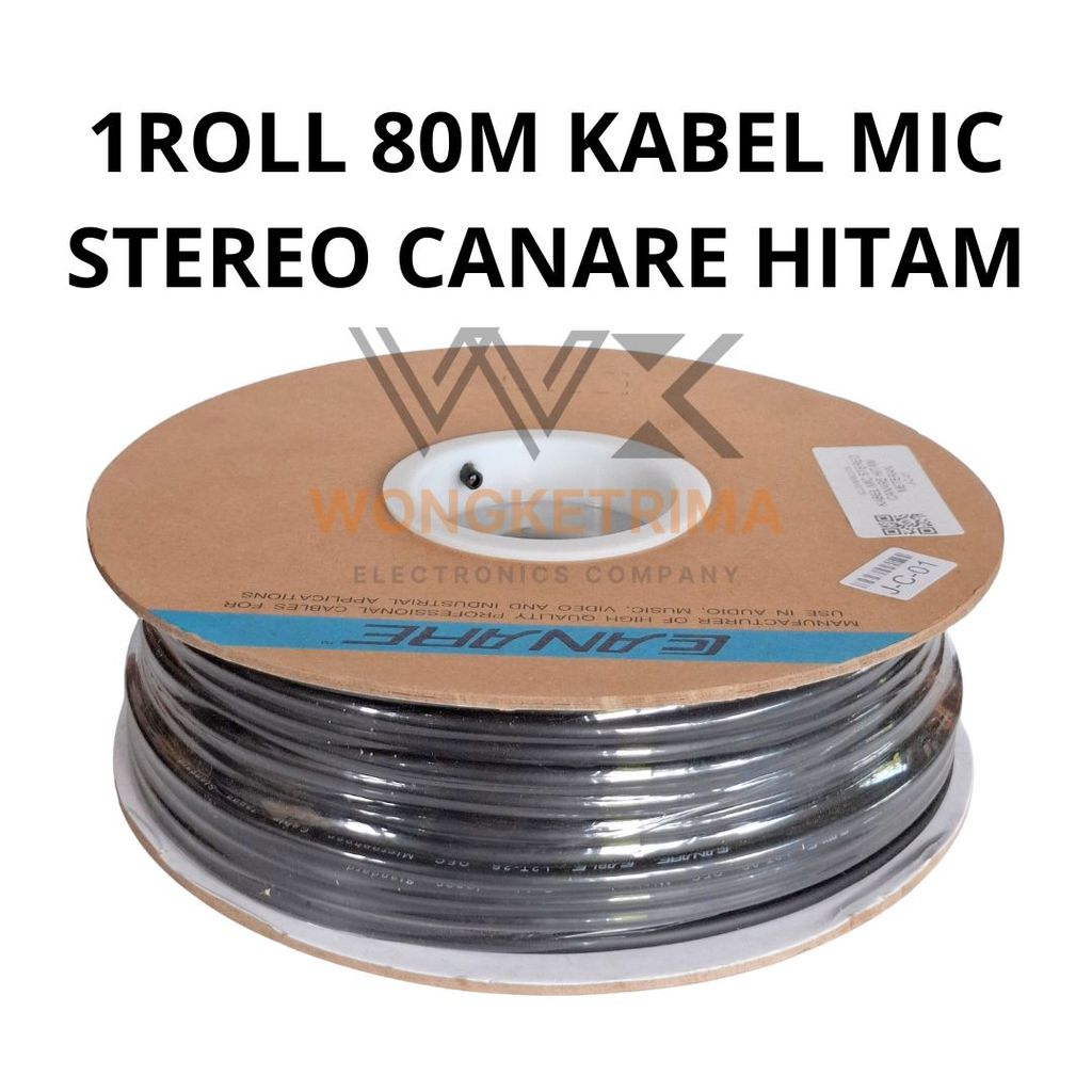 Kabel Microphone Canare L2T2S 1 Roll 80M