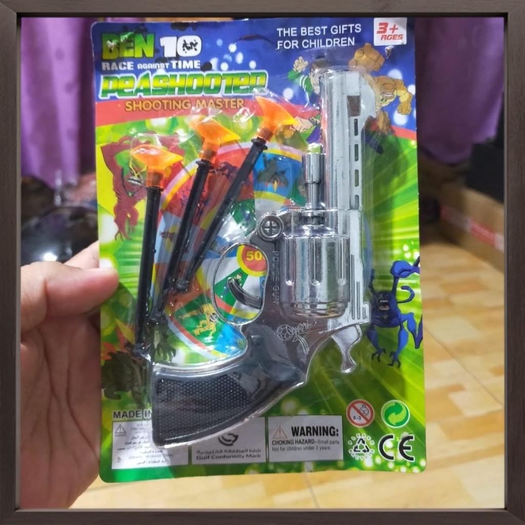 Bisa COD Mainan anak jadul tembakan pistol karet nempel kaca lucu murah harga satuan perpcs [PRJ]  T