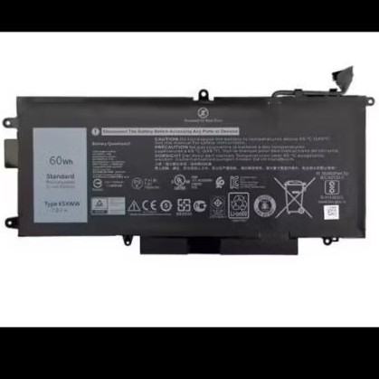 Tyche baterai laptop dell k5xww Latitude 7389 2-IN-1 Latitude 7390 2-IN-1 Latitude 12 5289 2 IN 1 La