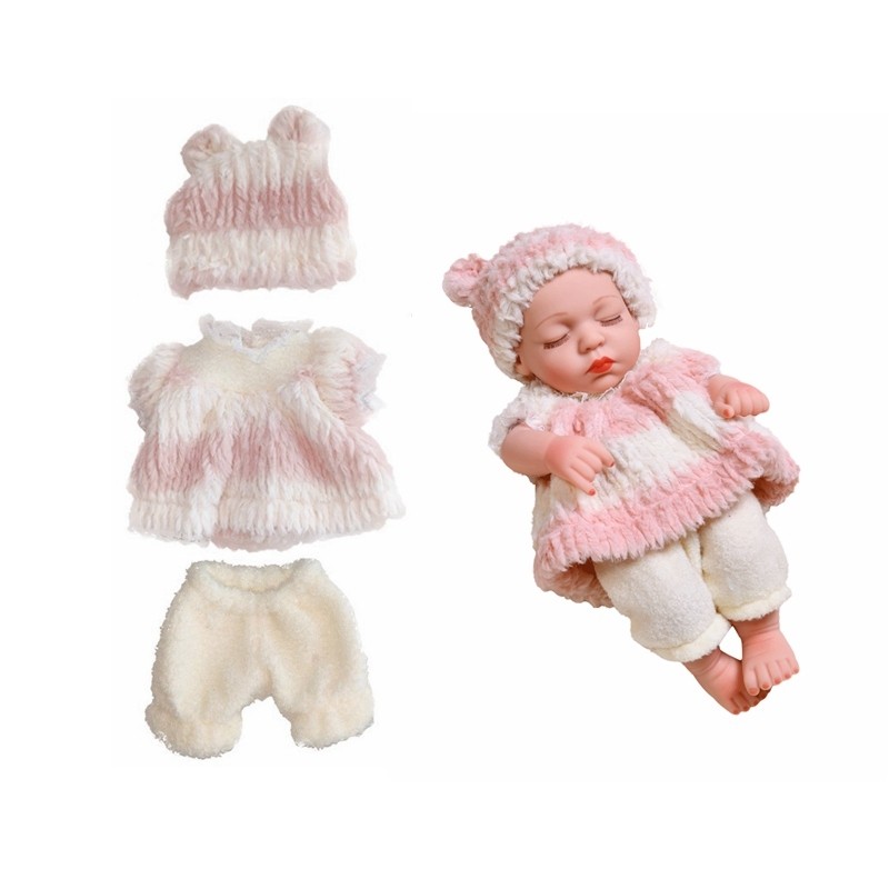 Baby Reborn Dolls Clothes for 30cm Baby Doll Dress Pajamas Jumpsuit Doll Clothes for 12 in Reborn Do