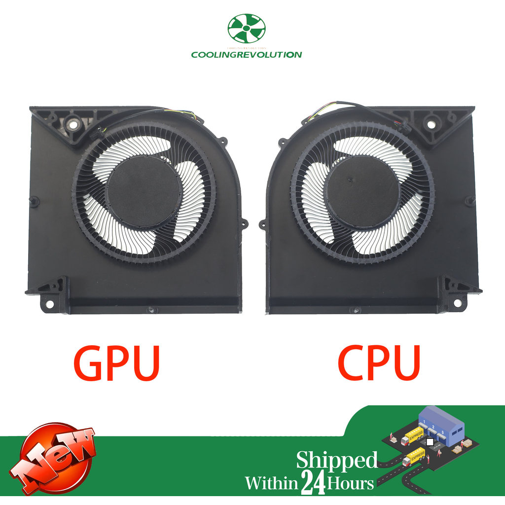 Laptop CPU GPU Cooling Fan DC12V 0.6A 4-Pin for Gigabyte Aorus 17X AZF RTX 4090