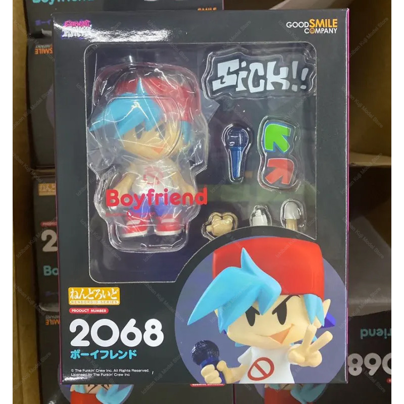 Reprint Original GOOD SMILE GSC NENDOROID 2068 Friday Night Funkin Boyfriend Portrait Anime Figure T