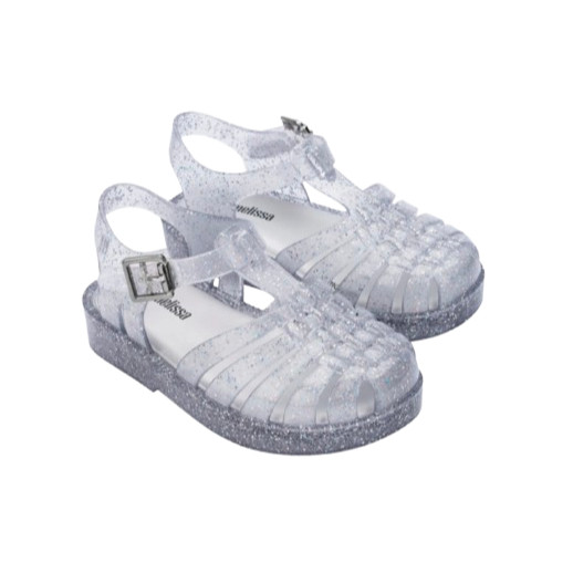 Sepatu Sandal Anak Melissa Possession BB Pink/Silver/Glitter