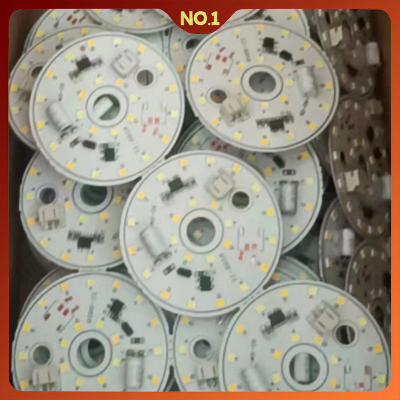 Lampu LED 220V Tanpa Driver 3 Warna Tri Color Panel Sumber Cahaya Bulat
