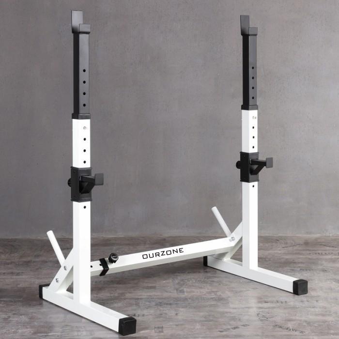FITZONE ID Ourzone Adjustable Squat Rack Mobile Squat stand Bench Press Rack - Squat Rack