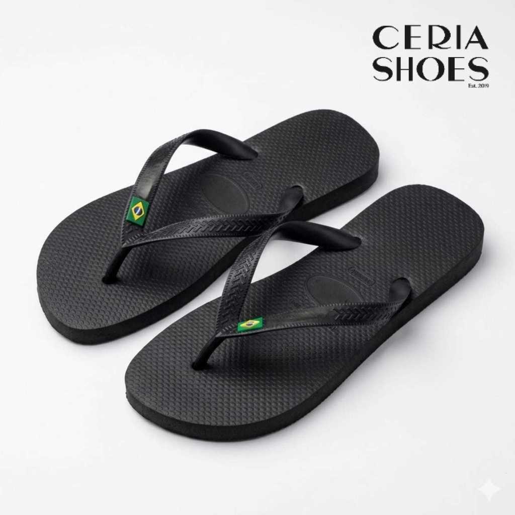 BALANCE Sandal Jepit Pria Karet Bahan Empuk Elastis Sol Anti Slip Tebal B7