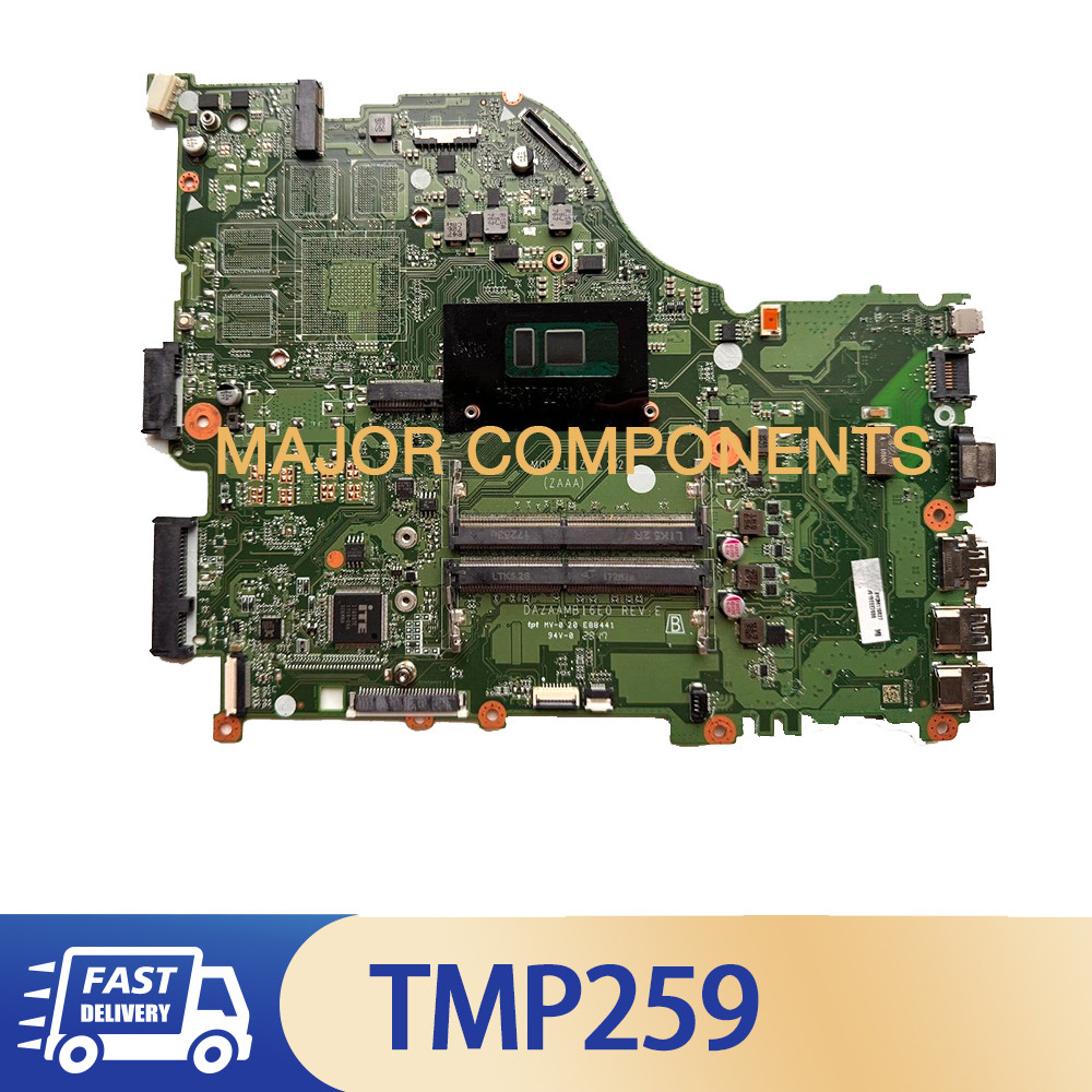 DAZAAMB16E0 ZAA For Acer TravelMate P2 TMP259 156”  PC Motherboard Intel Core i56200U DDR4 UMA Lapto