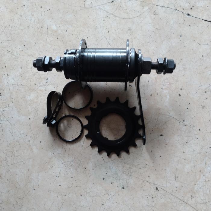 sepeda hub freehub rem torpedo pacific 36H sepeda bmx dan fixie - Hitam sparepart