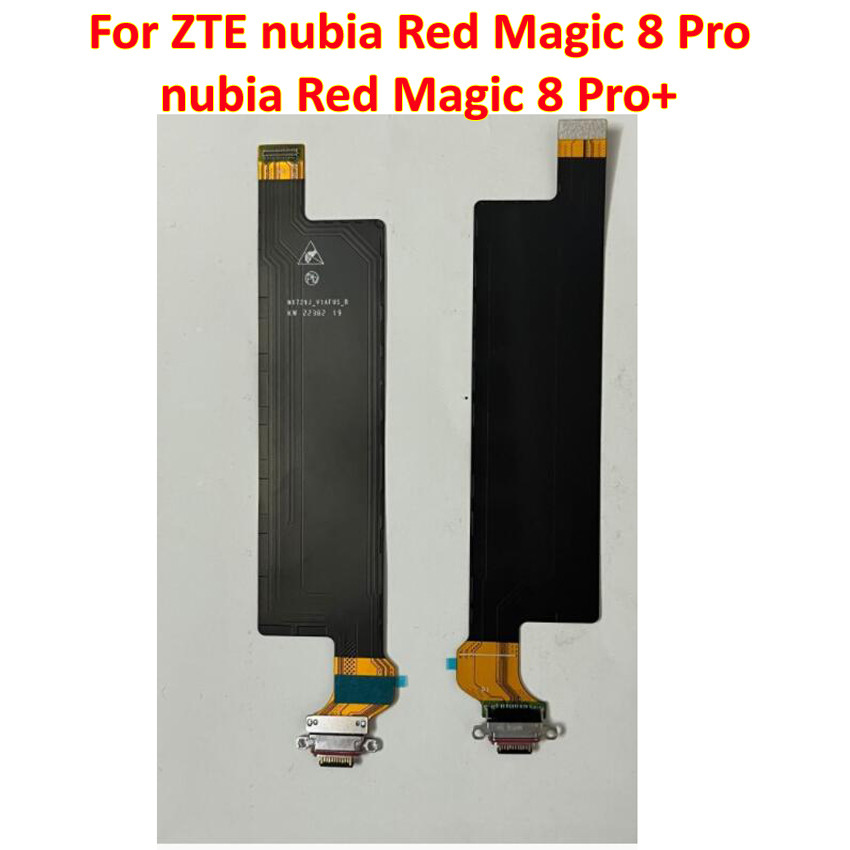 Original Untuk ZTE nubia Red Magic 8 Pro / 8 Pro+ Port Pengisian Daya USB Papan Pengisi Daya Kabel F