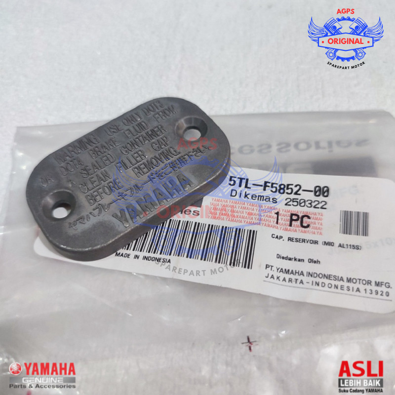 TUTUP MINYAK REM - Brake Fluid Reservoir Cap YAMAHA MIO - F1ZR - N-MAX - FINO - JUPITER Z 5TL-F5852-