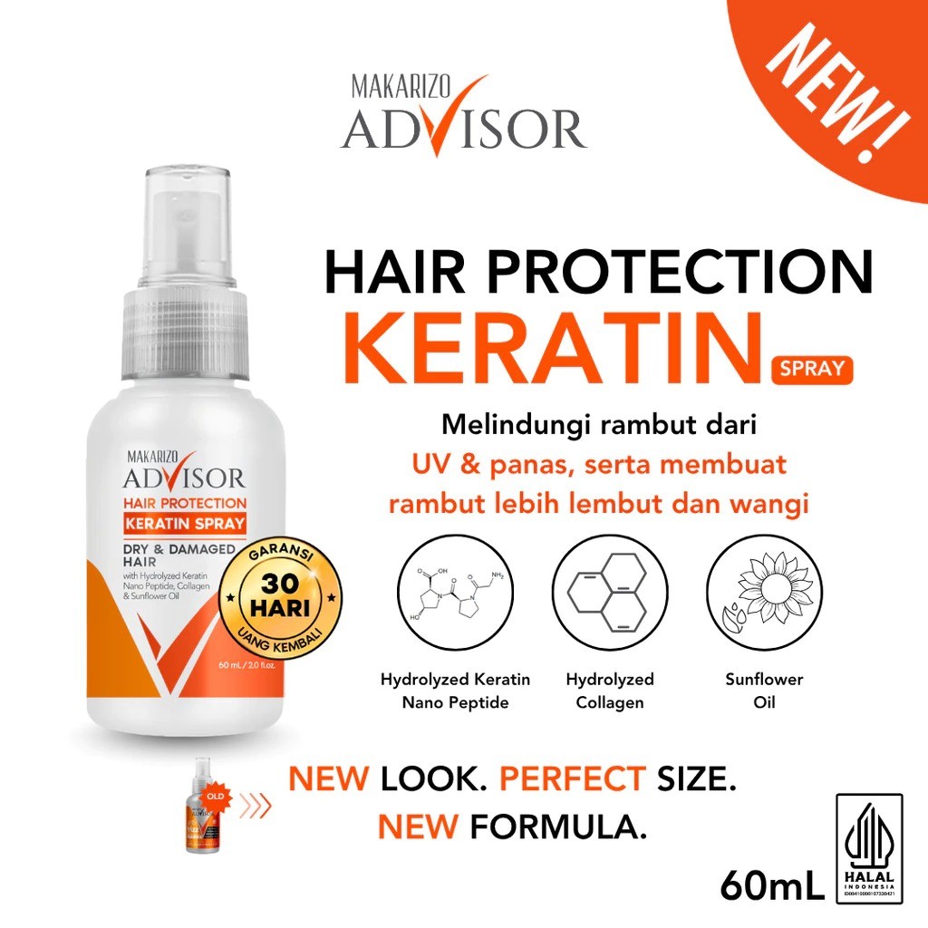 Makarizo Advisor Hair Protection Keratin Spray 60mL