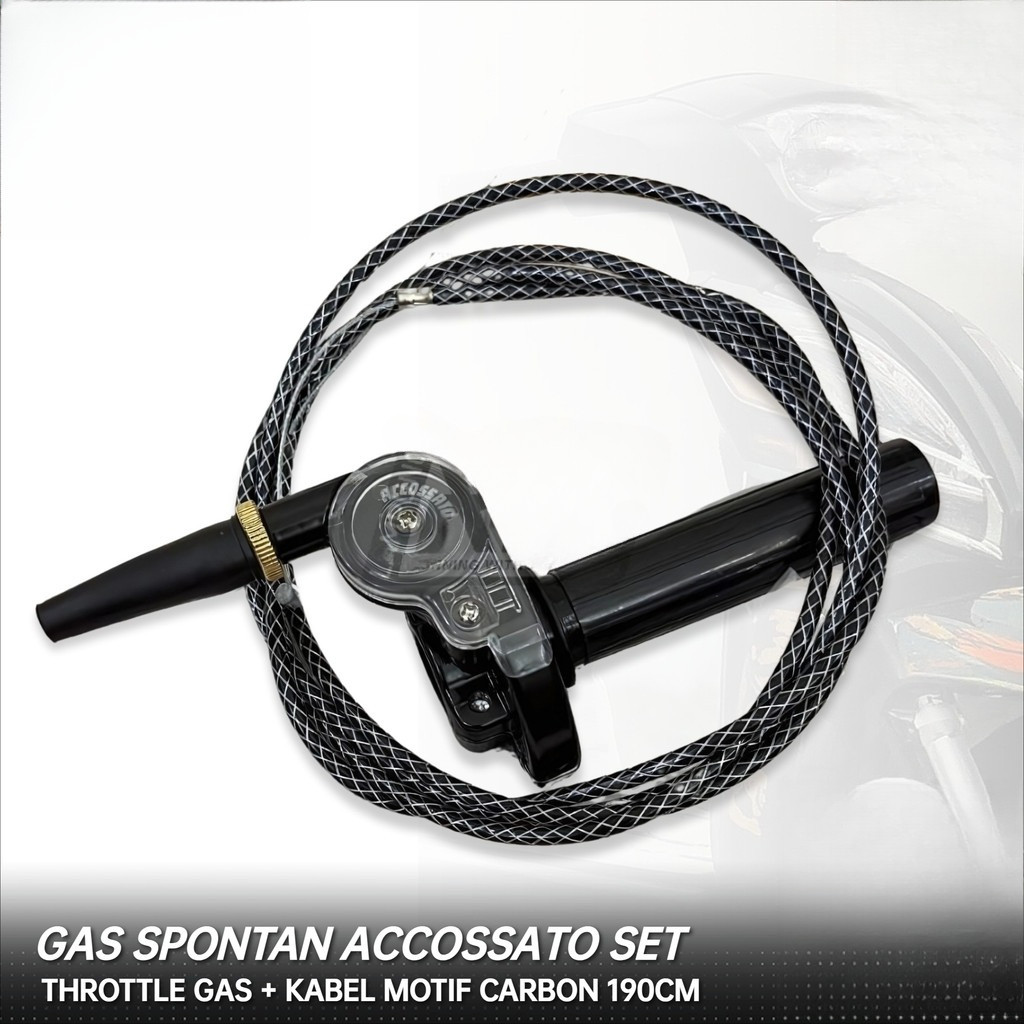 Gas Spontan 1 Kabel Accosato COPY Gas spontan Motor - Throttle Gas Matic Bebek