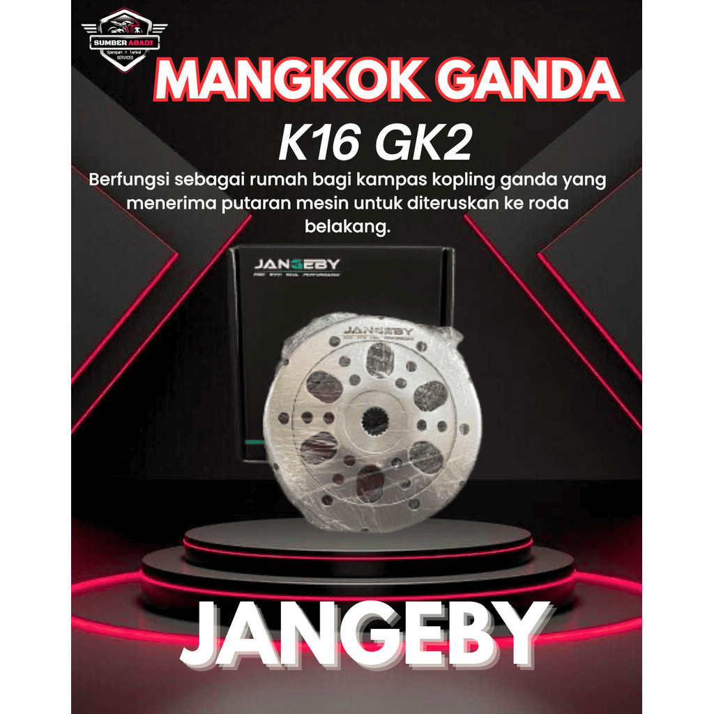 Jangeby Mangkok Ganda K16 GK2