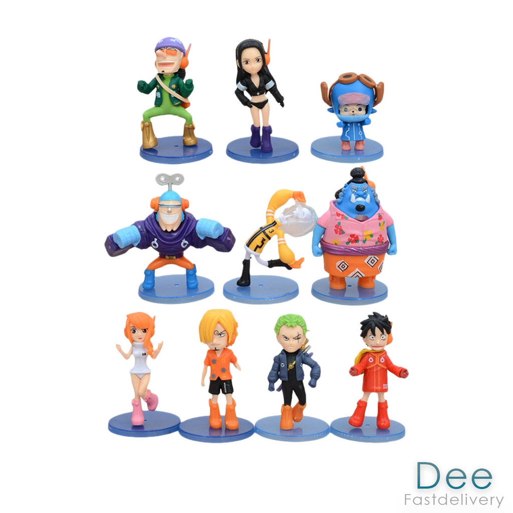 Set Q Mini Figure Egghead One Piece Crew 10cm Action Figure PVC D-MAT239