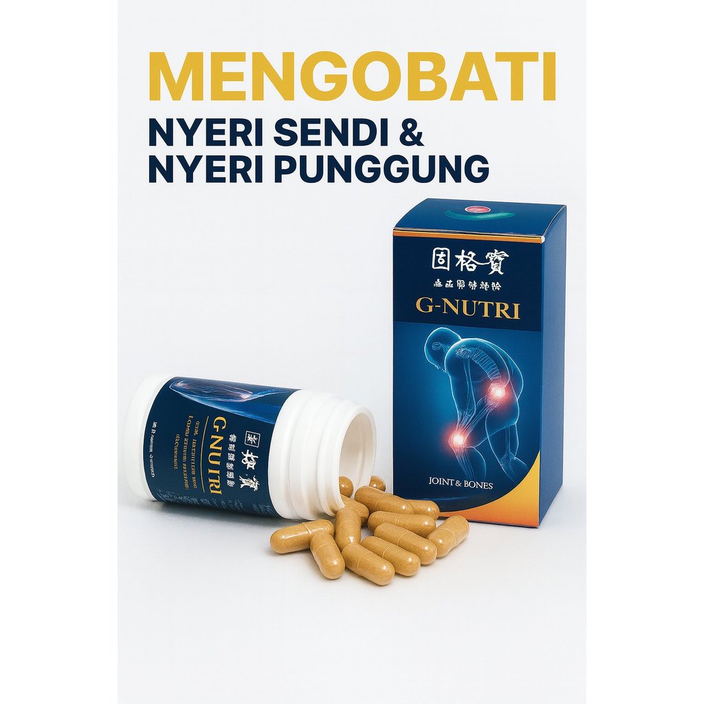 G-NUTRI  G-NUTRI G-NUTRI OBAT PERSENDIAN - OBAT TULANG - OBAT TULANG KEROPOS - OBAT NYERI SENDI