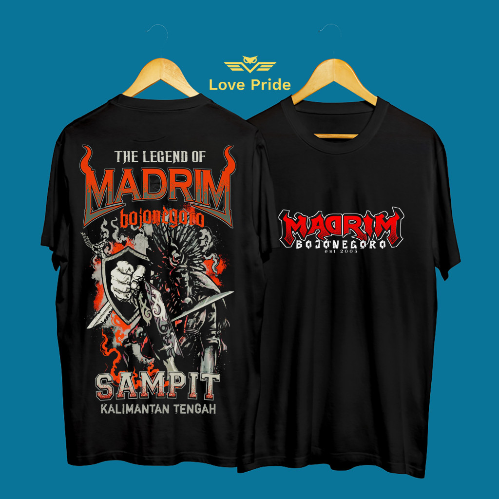 Kaos Tshirt Baju Distro Madrim Bojonegoro The Legend Off Sampit PSHT 2005 Premium Terbaru