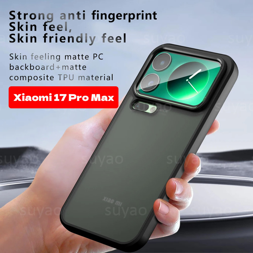 Untuk Xiaomi 17 Pro Max ProMax 2025 Translucent Matte Phone Case Anti-knock PC TPU Full Casing Xiaom