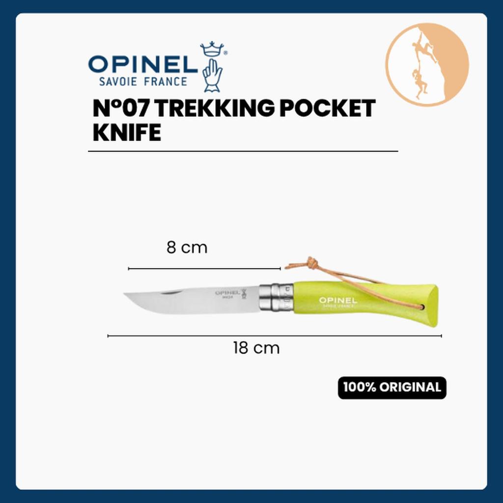 Opinel N°07 Trekking Pocket Knife - Pisau Lipat Outdoor Opinel