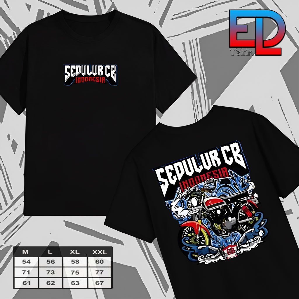 Kaos Racing | Kaos Tshirt Sedulur CB Indonesia | Kaos Jamda Jateng | Kaos CB | Kaos Racing Honda | K