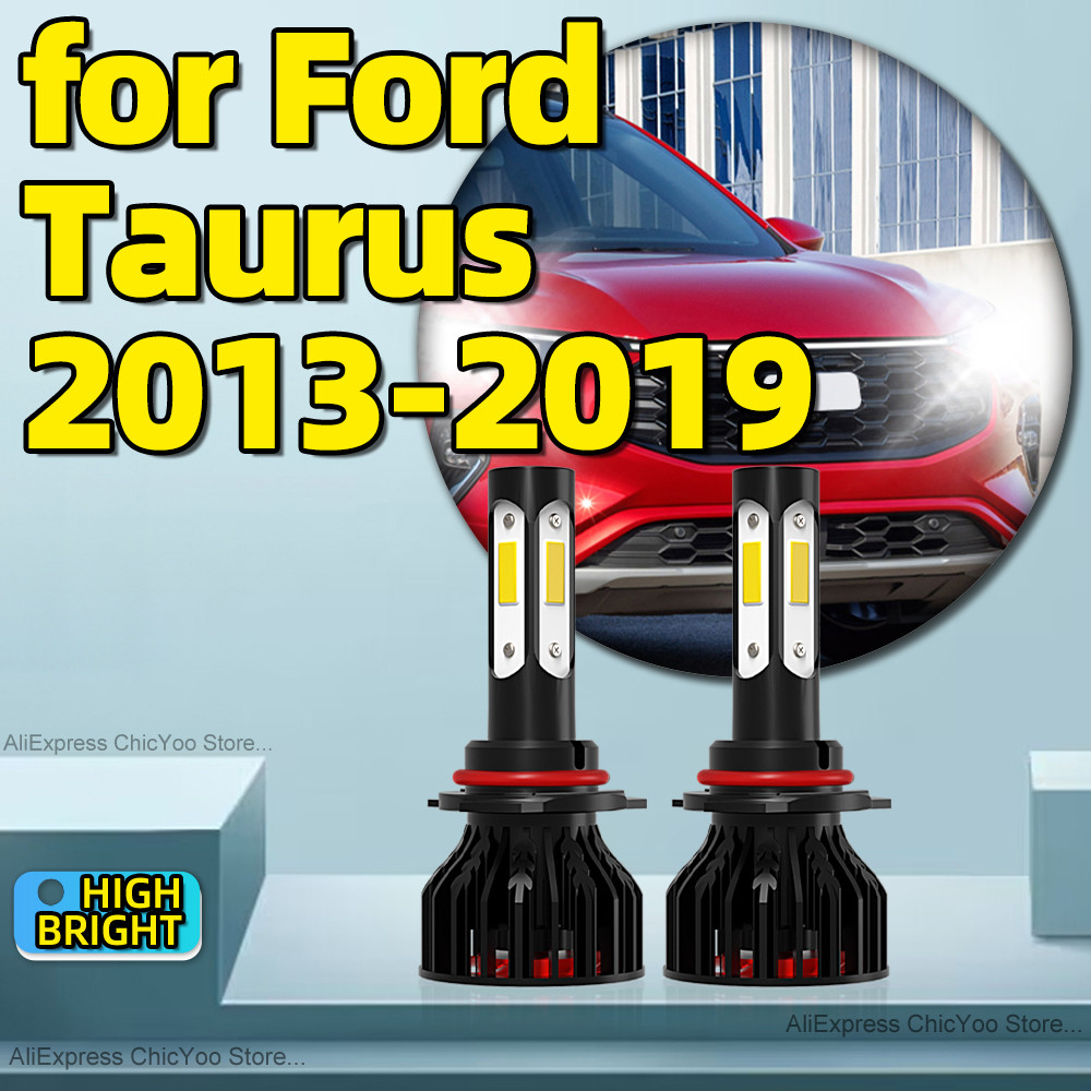 180W 9012 Car Headlight LED Auto Lamp 6000K 4Side ip High Bright with Fan for FORD Taurus 2013 2014 