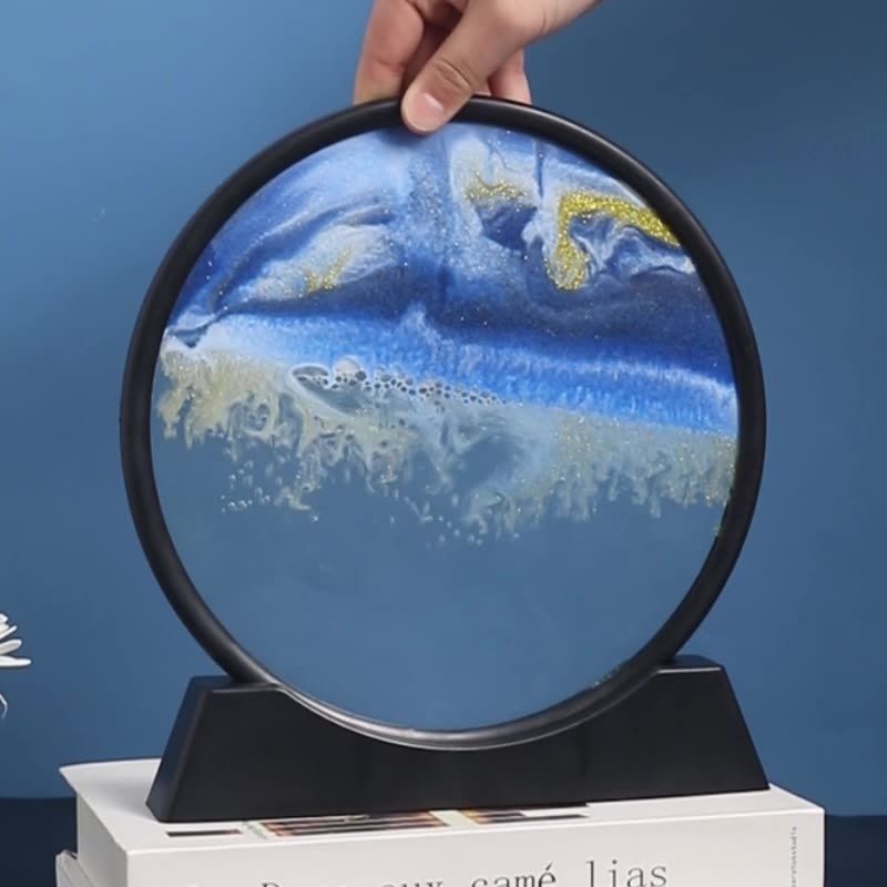 Lukisan Pasir Moving Sandscape Moving Sands Picture Jam Pasir 3d Quicksand Painting