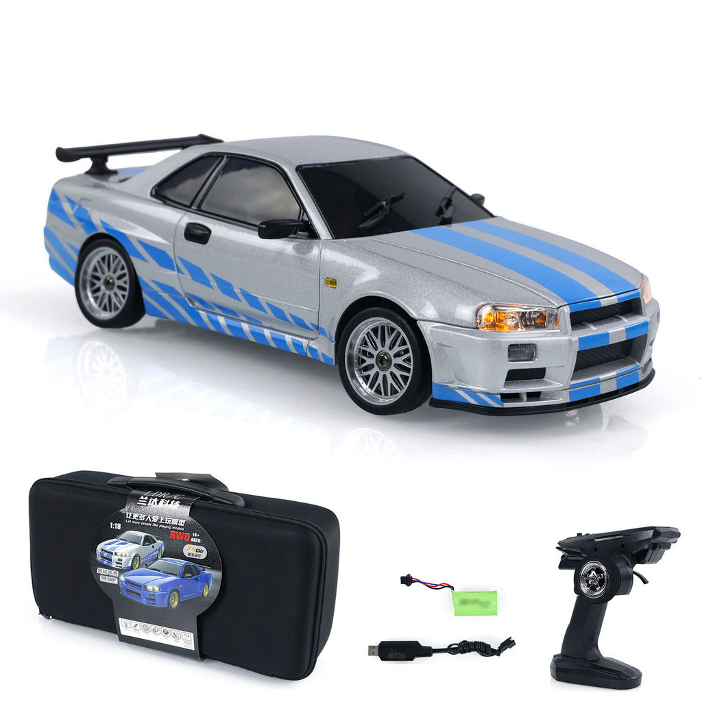 LDRC 1/18 Drift Car 4x2 RC Racing Car LD1899 RWD Remote Control Drift Vehicles Gyroscope ESC Rao Lig