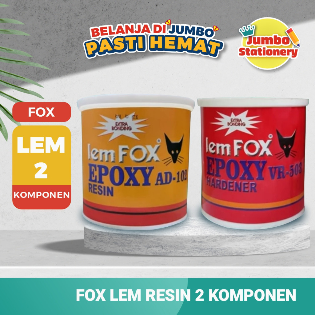 LEM FOX EPOXY resin hardener VR-503 LEM 2 Komponen