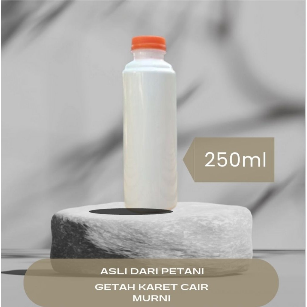 Getah karet cair murni 250ml (100% ASLI) bisa COD