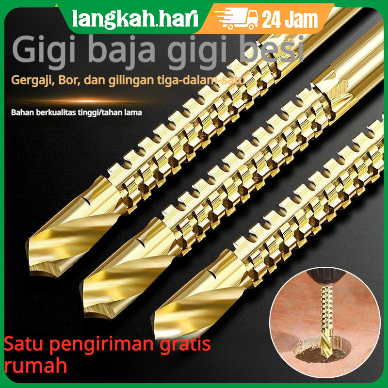 Bor gigi gergaji, bor tangan, bor alur multifungsi, bor gergaji kayu, reamer alur kayu