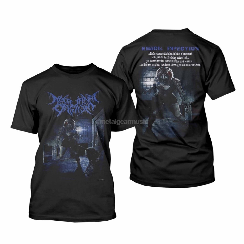 Original Tshirt Nocturnal Orgasm - Infection Kaos Pria