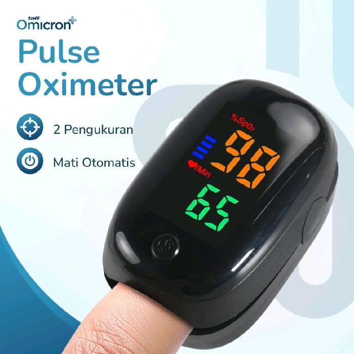 Oximeter Fingertip Digital Akurat – Alat Ukur Saturasi Oksigen & Detak Jantung Pulse Meter Portable 