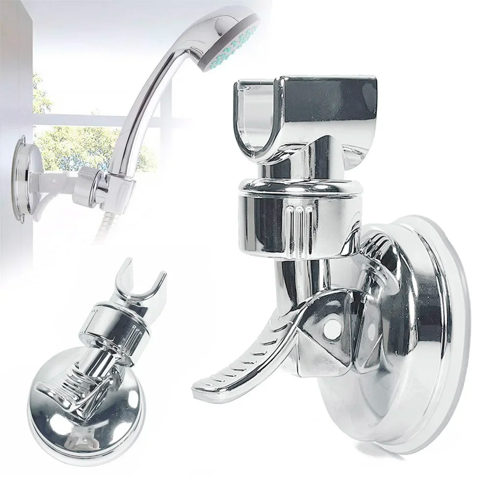 Shower Head Holder Universal 360 Rotatable Gantungan Shower Kamar Mandi Tempel Suction Cup Kop Hisap