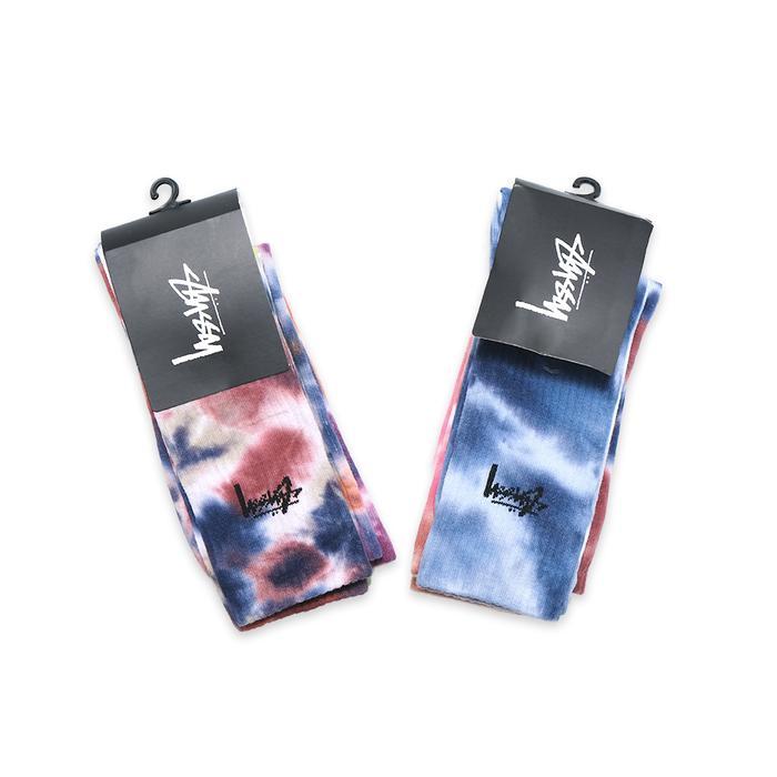 New Collection Stussy Tie Dye Mid Socks 3-Pair Pack - A