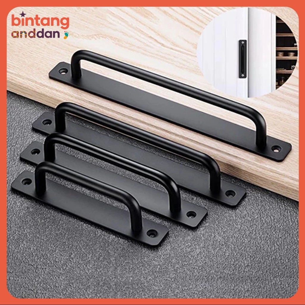 Handle Pintu Sliding Rumah Tarikan Geser Laci Minimalis Bahan Full Baja