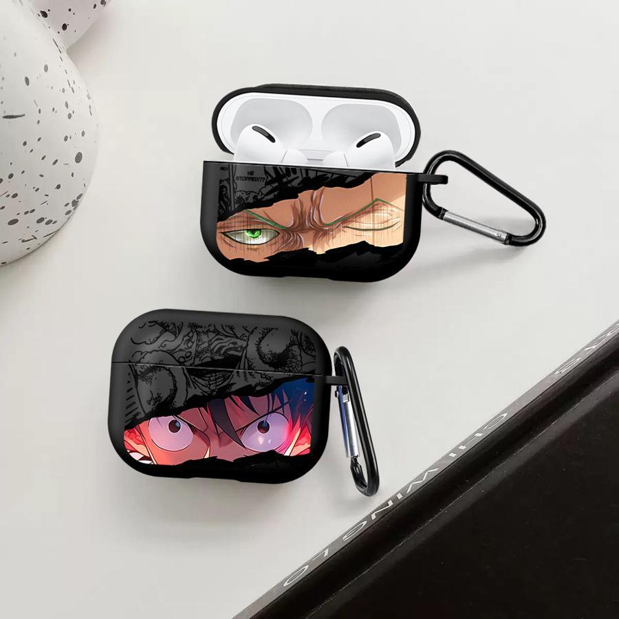 Case For Airpods Pro2 4 2 Pro Pro3 3 1 Earphone Cases Cover Cool One Piece Luffy Zoro