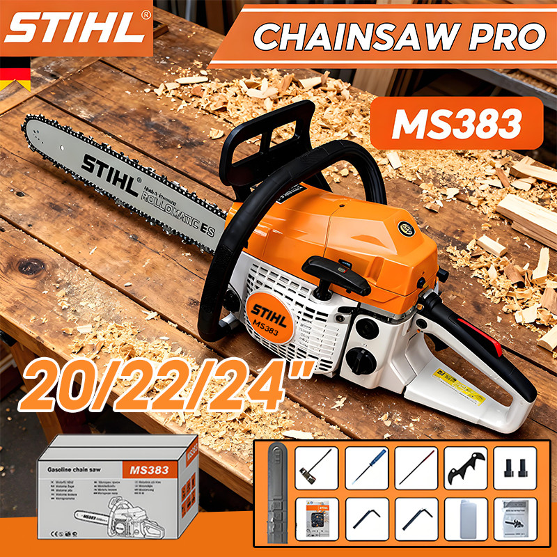 KM Gergaji Mesin Kayu Chainsaw Mini 20/22/24 Inch Gergaji Potong Pohon Kayu Original