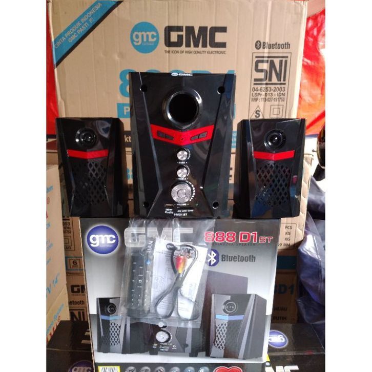 GMC SPEAKER AKTIF GMC 888 D1 BLUETOOTH FULL BASS KHUSUS (JNT,JNE,DLL)