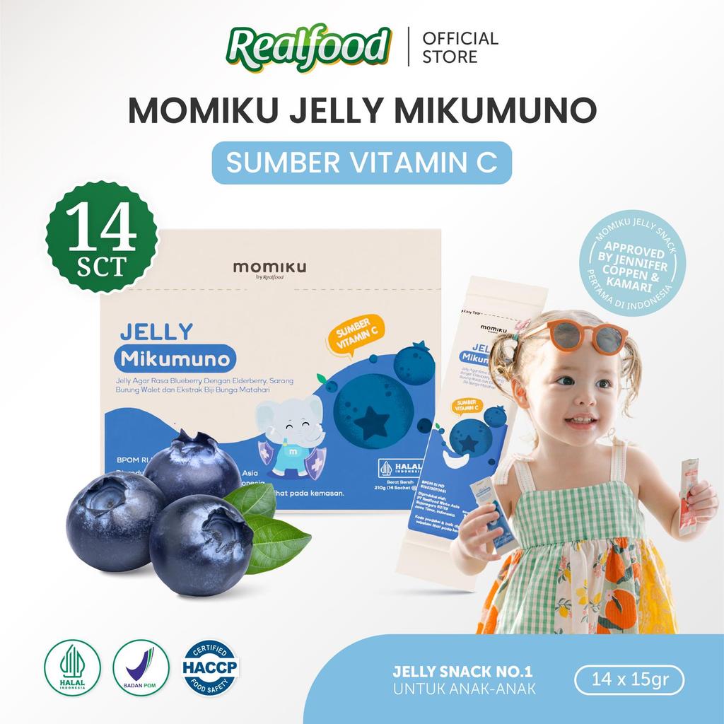 Realfood Momiku Jelly Mikumuno | Jelly dengan Sarang Burung Walet | Vitamin Jelly Peningkat Imun Ana