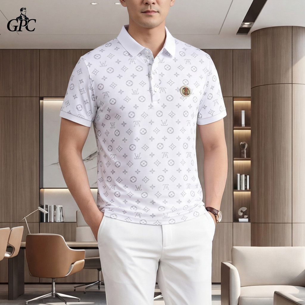 GayaPriaCo.Kemeja Polos Lengan Pendek Pria Polo/Kemeja pria polos/Putih/hitam/khaki