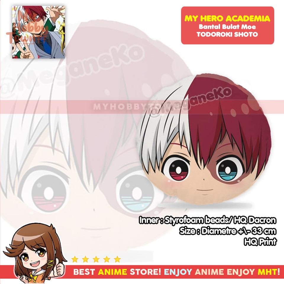Bantal Bulat Boku no Hero Academia : Todoroki Shoto
