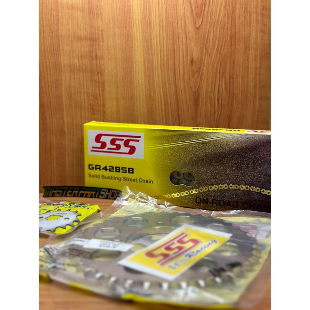 GEAR GIR SET SSS TRIPLE S RX KING 415-428 GEAR GIR SET RX KING GEAR SET RX KING SSS