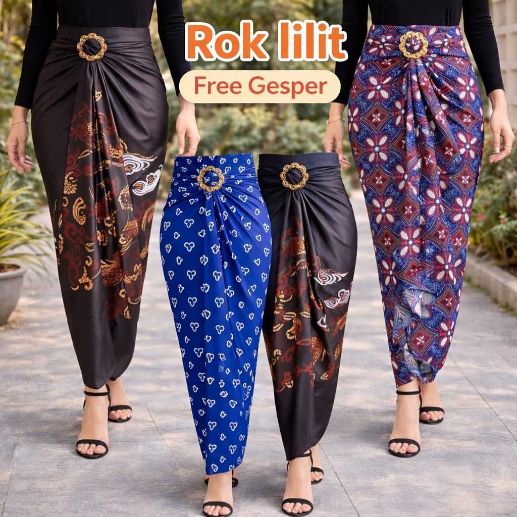 ARKAN ROK LILIT BATIK | JARIK LILIT BATIK MODERN | ROK BATIK MODERN